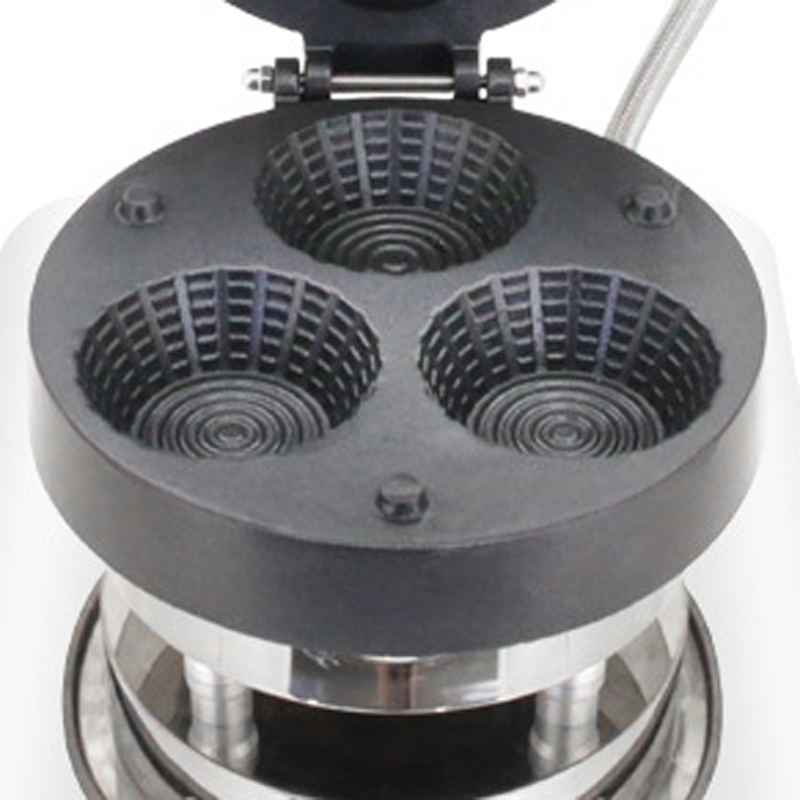 Waffle Maker Commercial - Commercial Triple-Hole Ice Cream Waffle Cone