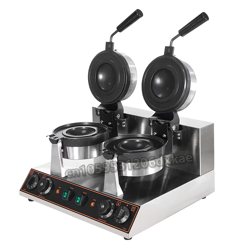 Waffle Maker Commercial - 110V/220V UFO Ice Cream Burger Machine