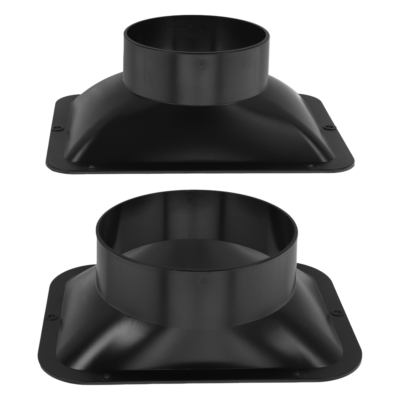 Commercial Kitchen Range Hood - 100/150mm Wall Flange Vent Connector Long