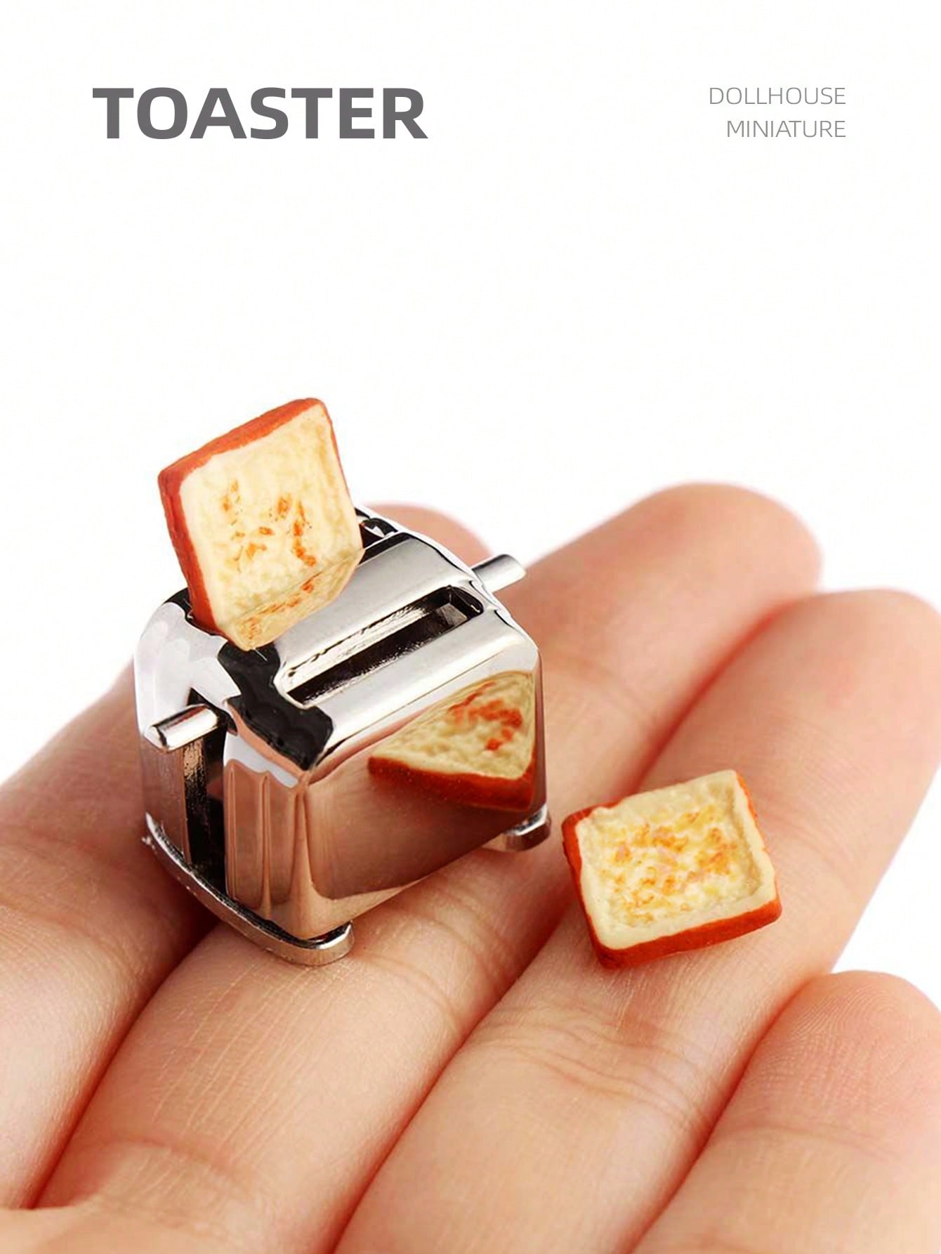 1:12 Dollhouse Miniature Toast - Commercial Kitchen Setup recension och pris