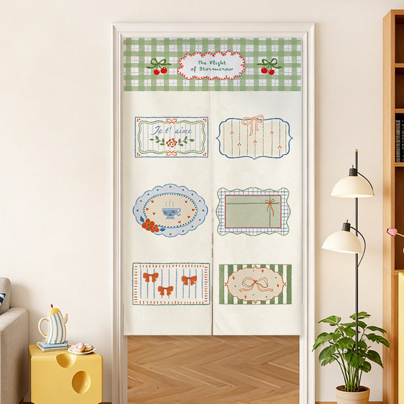 VIKAMA Blue Grid French Noren  - Commercial Kitchen Ceiling recension och pris
