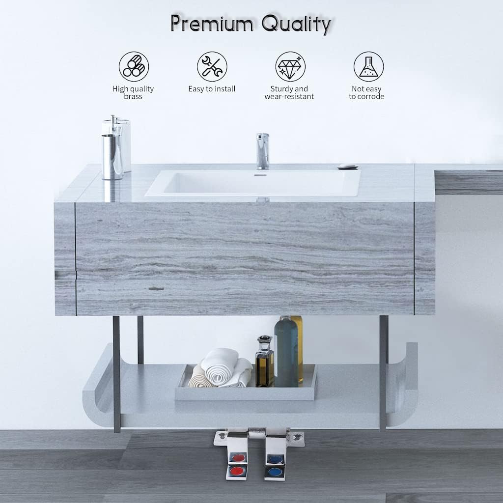 Brass Dual Handle Hot & Cold F - Commercial Kitchen Design recension och pris