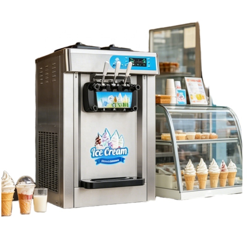 3 Flavor Soft Serve Ice Cream  - Soft Serve Ice Cream Machine recension och pris