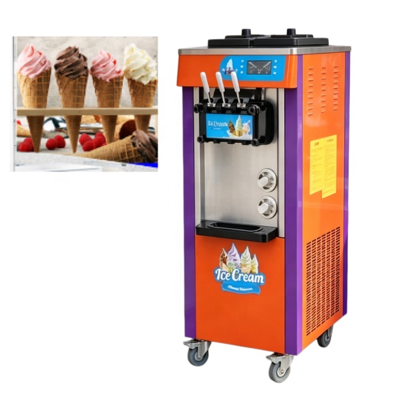3 Flavor Soft Serve Ice Cream  - Soft Serve Ice Cream Machine recension och pris