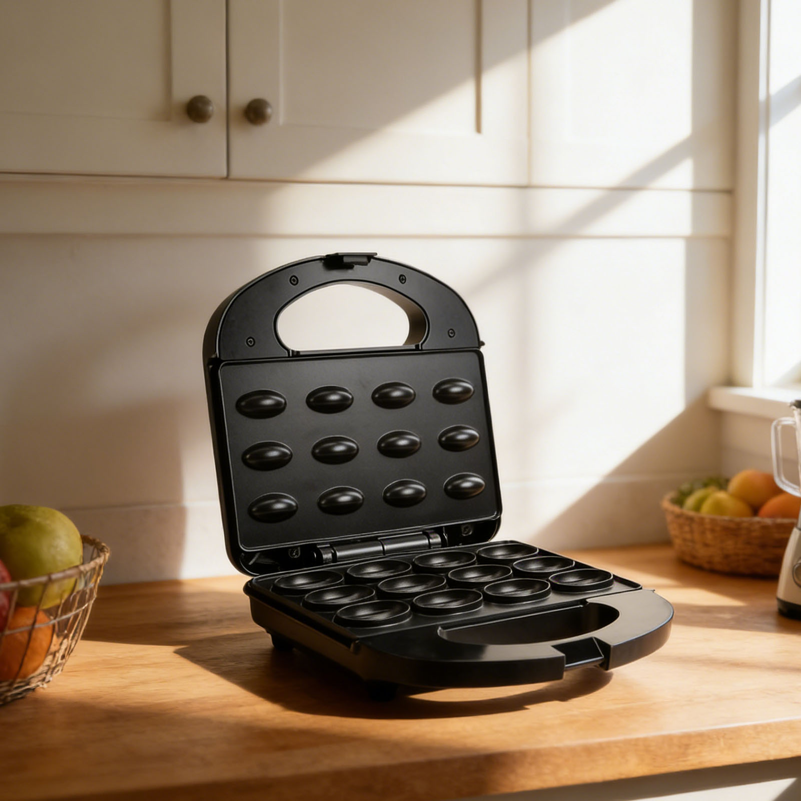 12 Walnut Cookie Maker Non Sti - Waffle Maker Commercial recension och pris