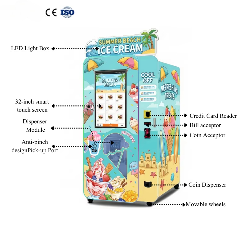 Ice Cream Vending Machine Auto - Soft Serve Ice Cream Machine recension och pris