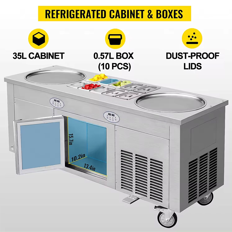 Automatic Large Pot Ice Cream  - Commercial Kitchen Ice Machine recension och pris