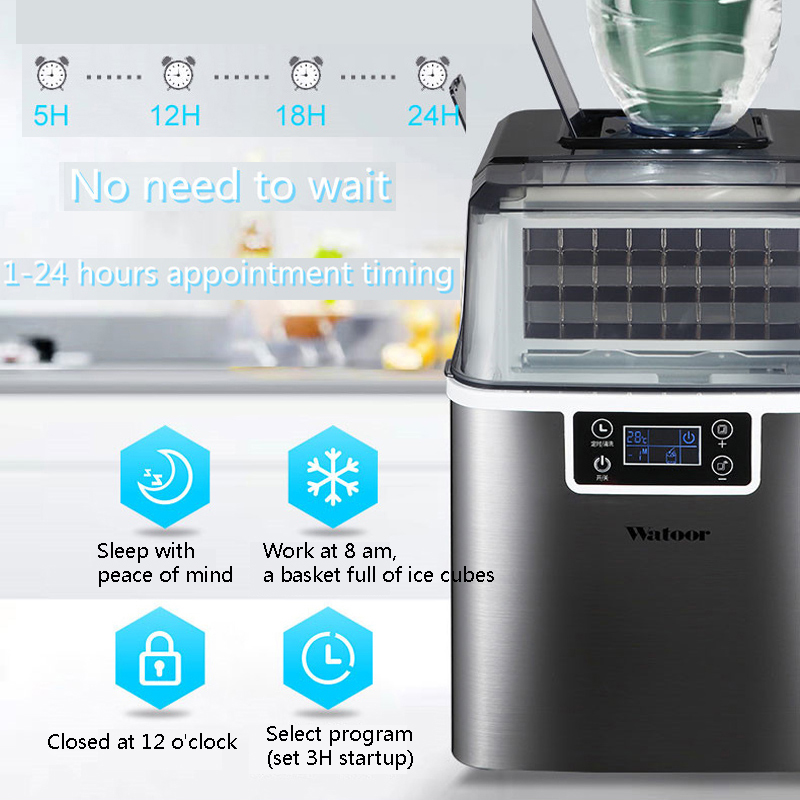 PBOBP Ice Cube Maker 30KG Wate - Commercial Kitchen Ice Machine recension och pris