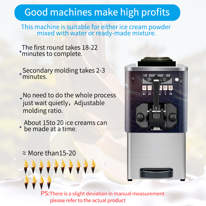 Commercial Heavy Duty Table To - Soft Serve Ice Cream Machine recension och pris