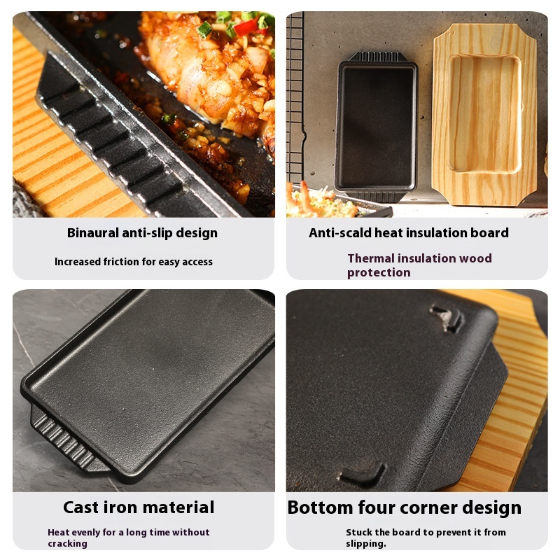 Cast Iron Teppanyaki Grill Pla - Commercial Kitchen Grill recension och pris