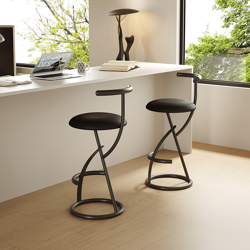 Nordic Modern Bar Stool with B - Commercial Kitchen Design recension och pris