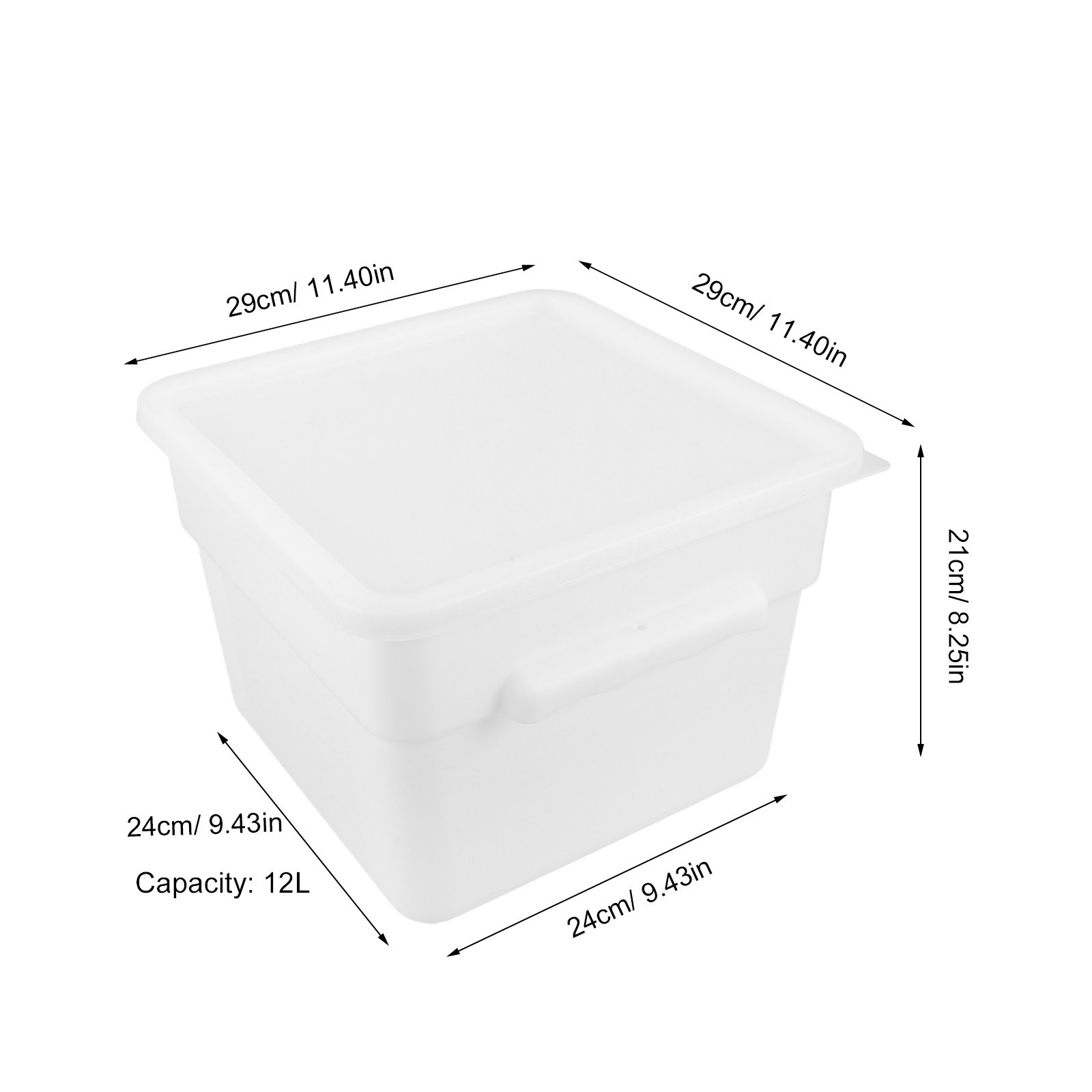 12L Square Plastic Commercial  - Commercial Kitchen Microwave recension och pris