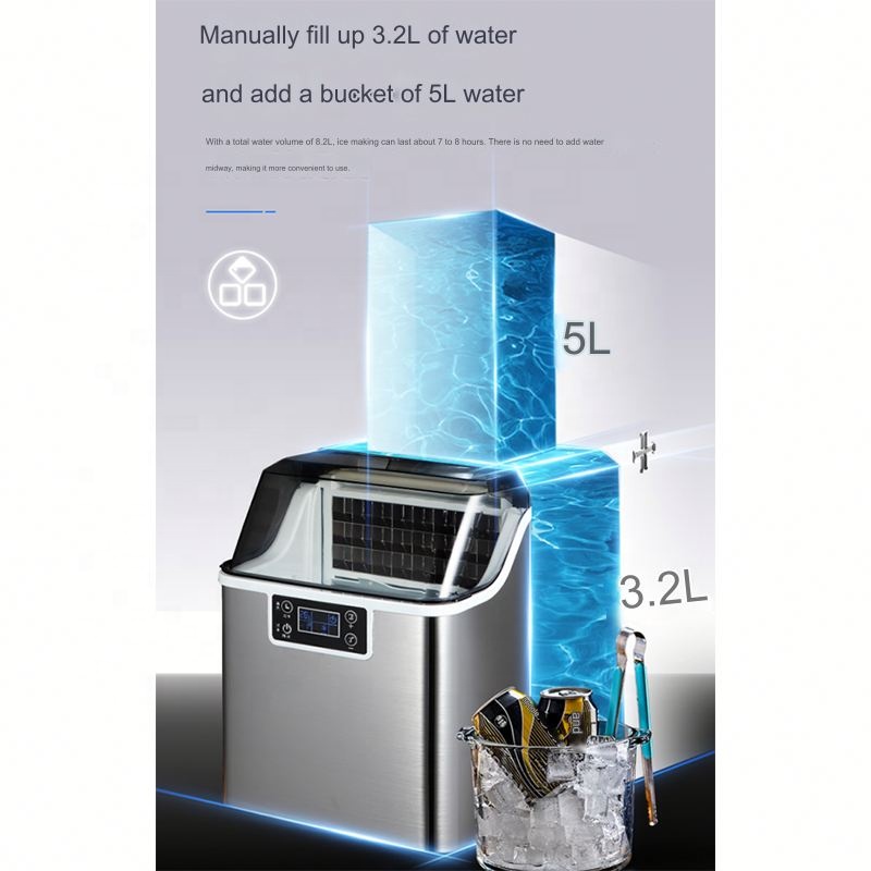Professional custom ice machin - Commercial Kitchen Ice Machine recension och pris