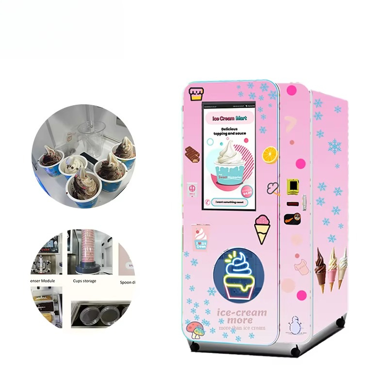 Customized Soft Ice Cream Vend - Soft Serve Ice Cream Machine recension och pris