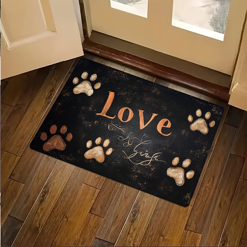 Cat Dog Paw Print Pattern Kitc - Commercial Kitchen Design recension och pris