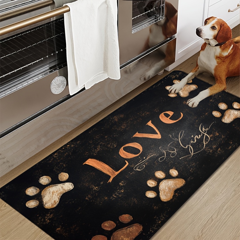 Cat Dog Paw Print Pattern Kitc - Commercial Kitchen Design recension och pris