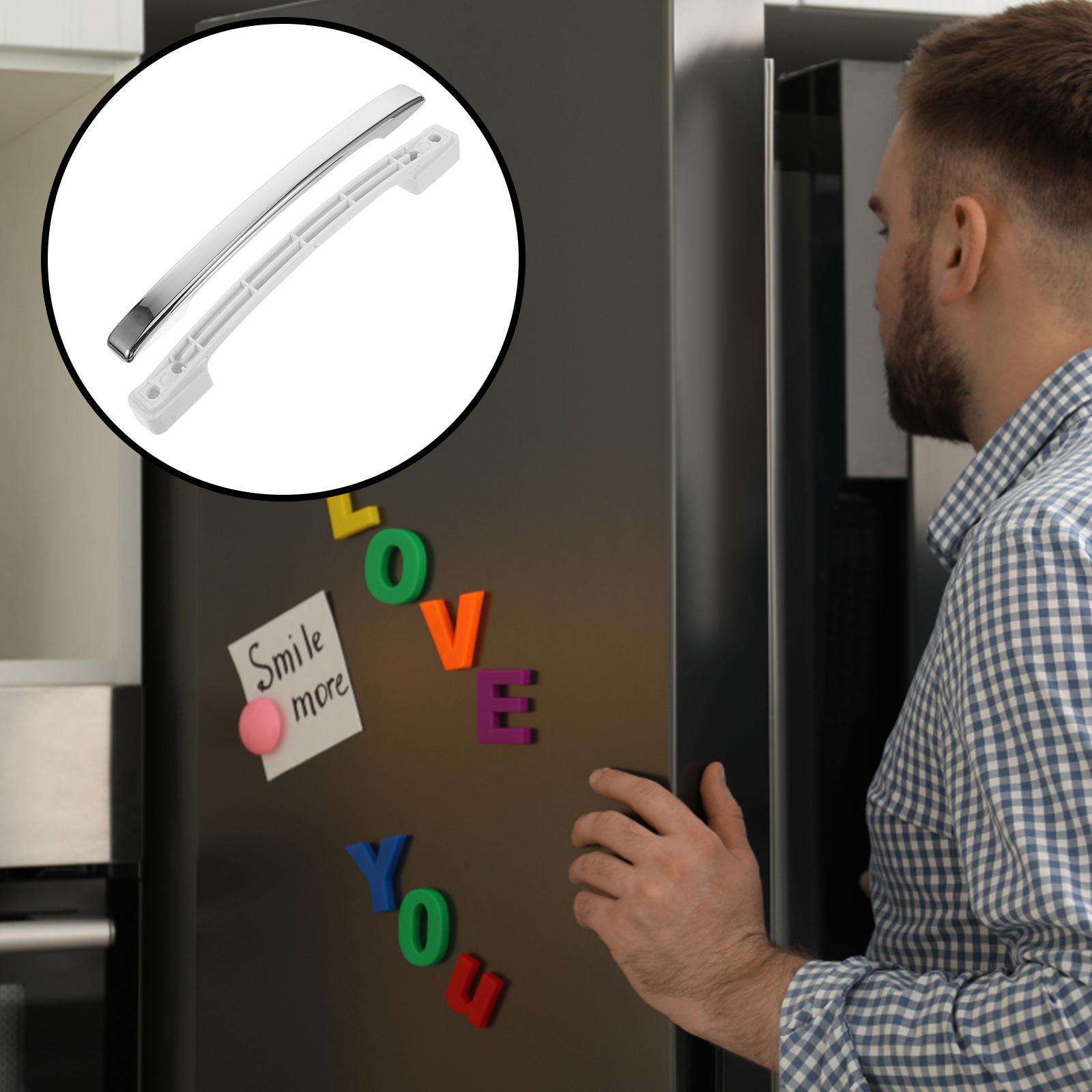1pc Refrigerator Handle Door F - Commercial Kitchen Repair recension och pris