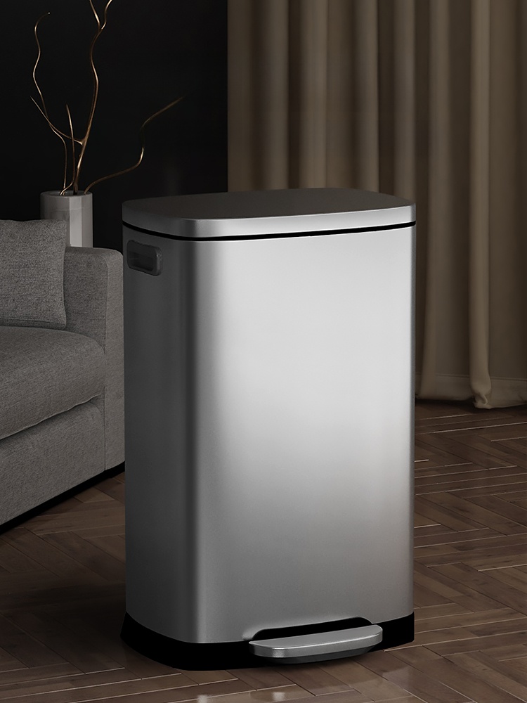 Large Capaci Stainl Steel Tra  - Commercial Kitchen Garbage Can recension och pris