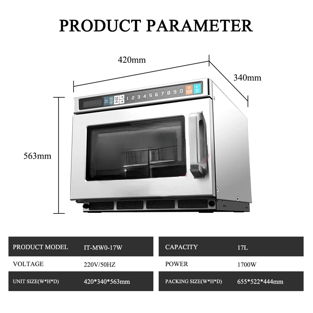 Best Seller FirstHot Selling 1 - Commercial Kitchen Microwave recension och pris
