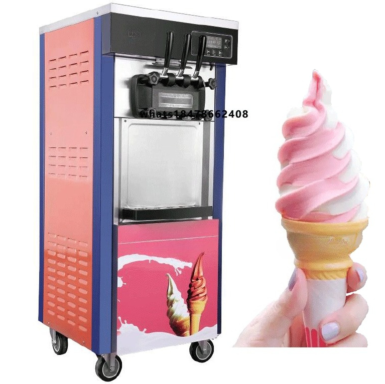 Fully Automatic 20~28L/h Soft  - Soft Serve Ice Cream Machine recension och pris