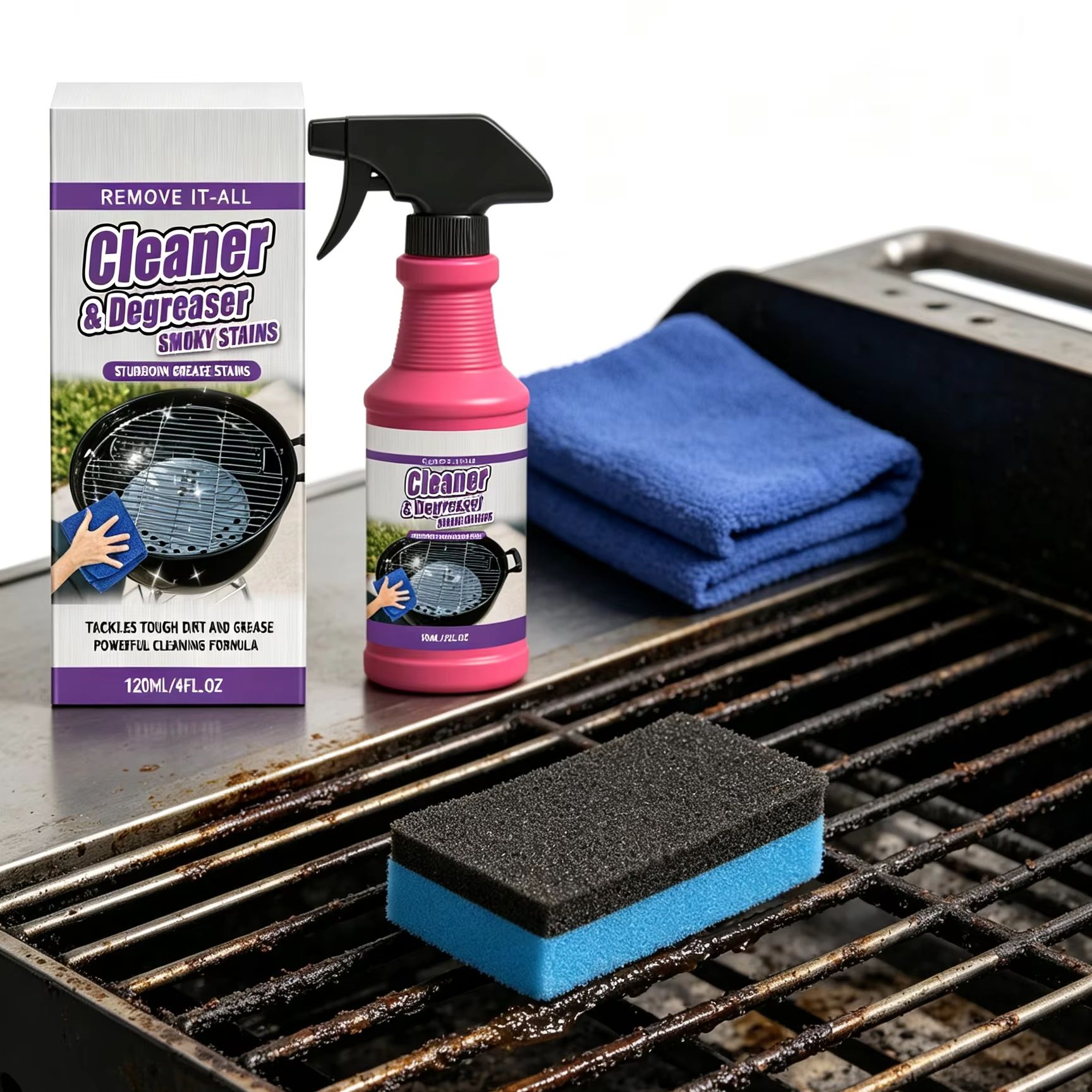 BBQ Grill Cleaner Grease Smoky - Commercial Kitchen Grease Cleaner recension och pris