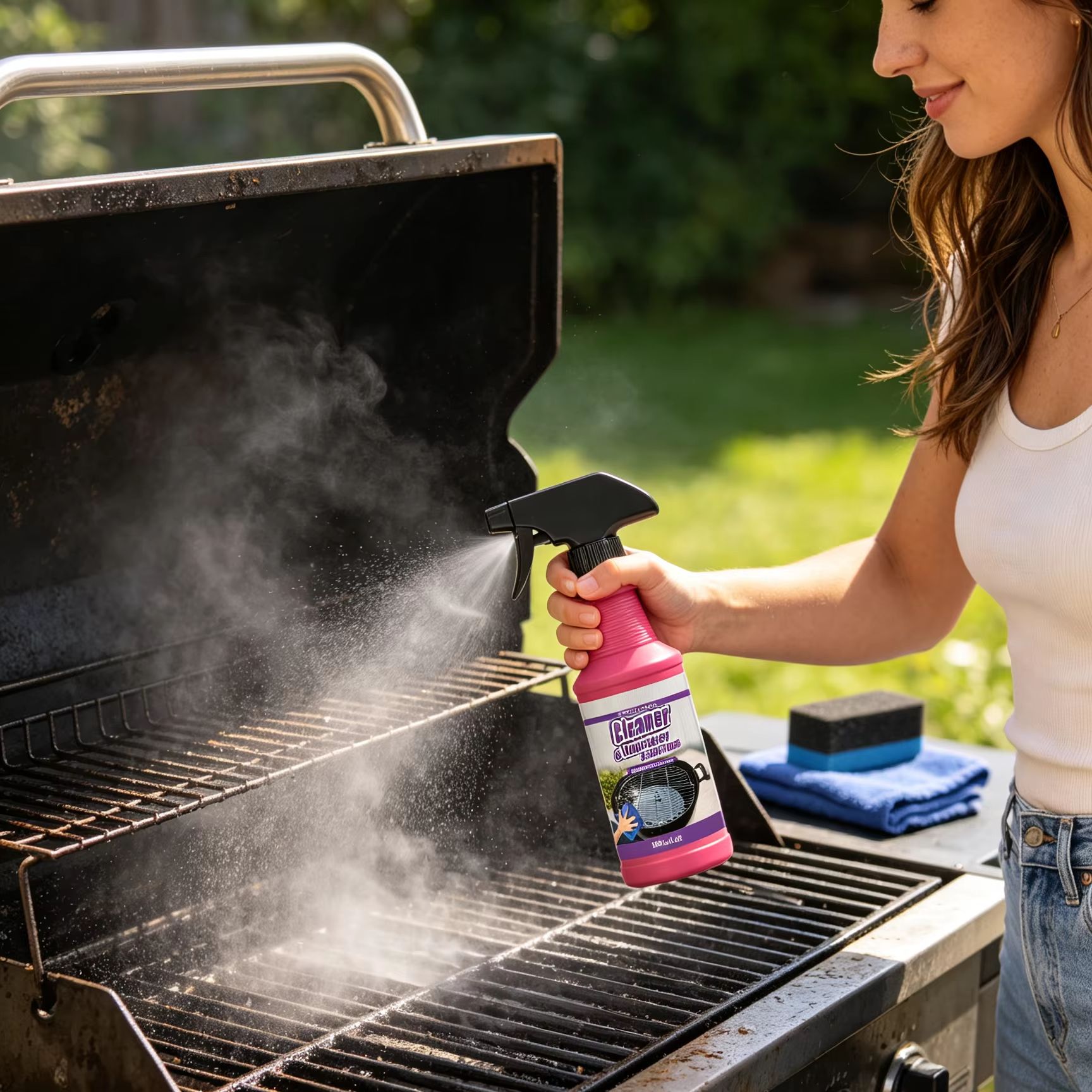 BBQ Grill Cleaner Grease Smoky - Commercial Kitchen Grease Cleaner recension och pris