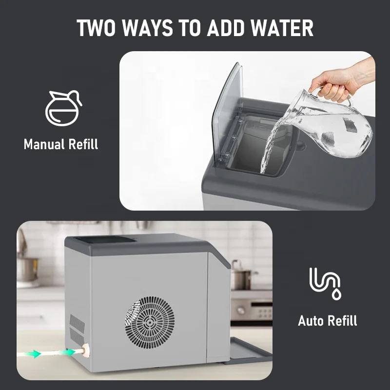 33LBS/24H Commercial Ice Maker - Commercial Kitchen Ice Machine recension och pris