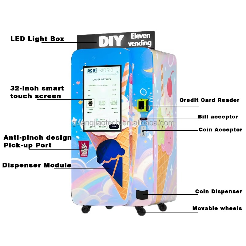Smart Commercial Ice Cream Ven - Commercial Ice Maker recension och pris