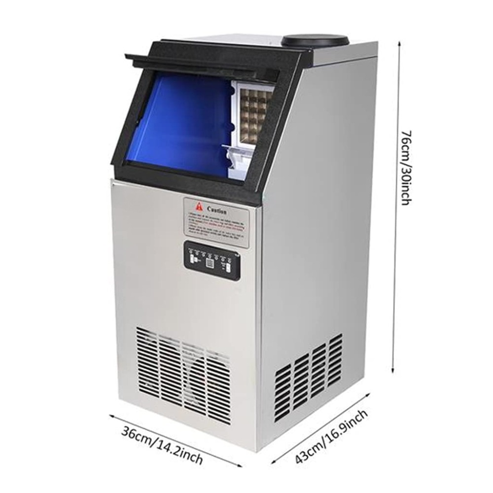 Commercial Ice Maker 110Lbs/24 - Commercial Ice Maker recension och pris
