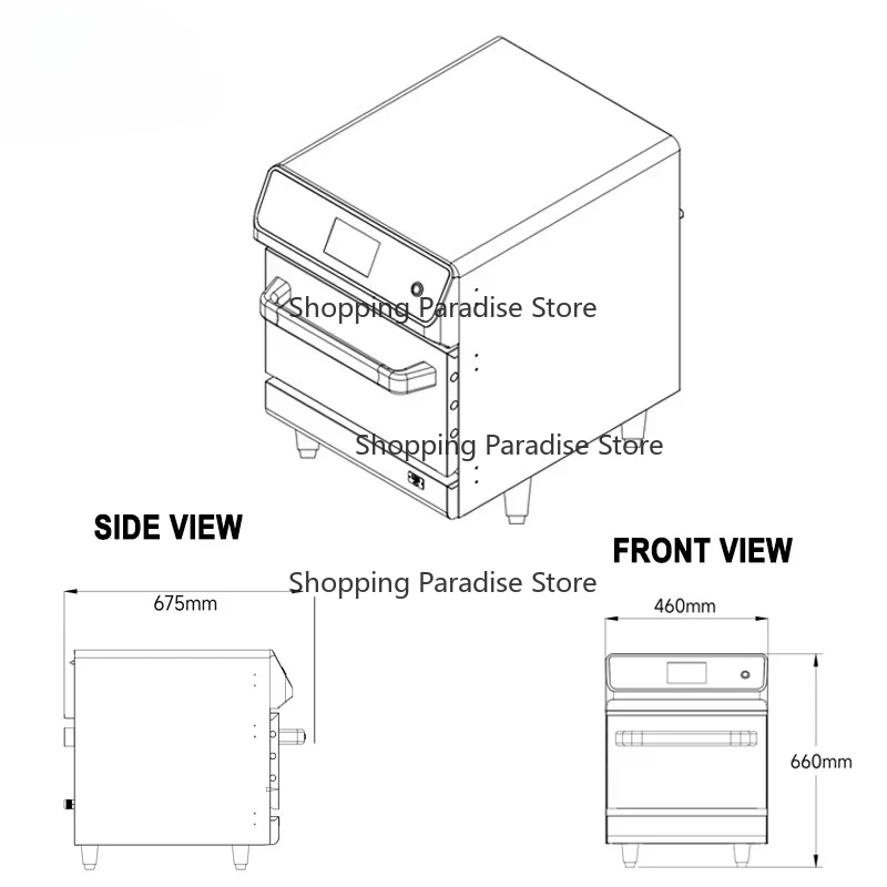 Commercial Turbo Chef Style Hi - Commercial Kitchen Microwave recension och pris