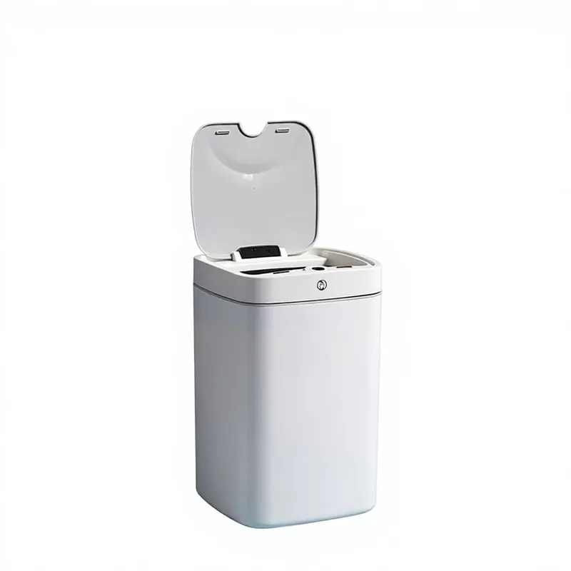 Square Smart Plastic Trash Can - Commercial Kitchen Garbage Can recension och pris