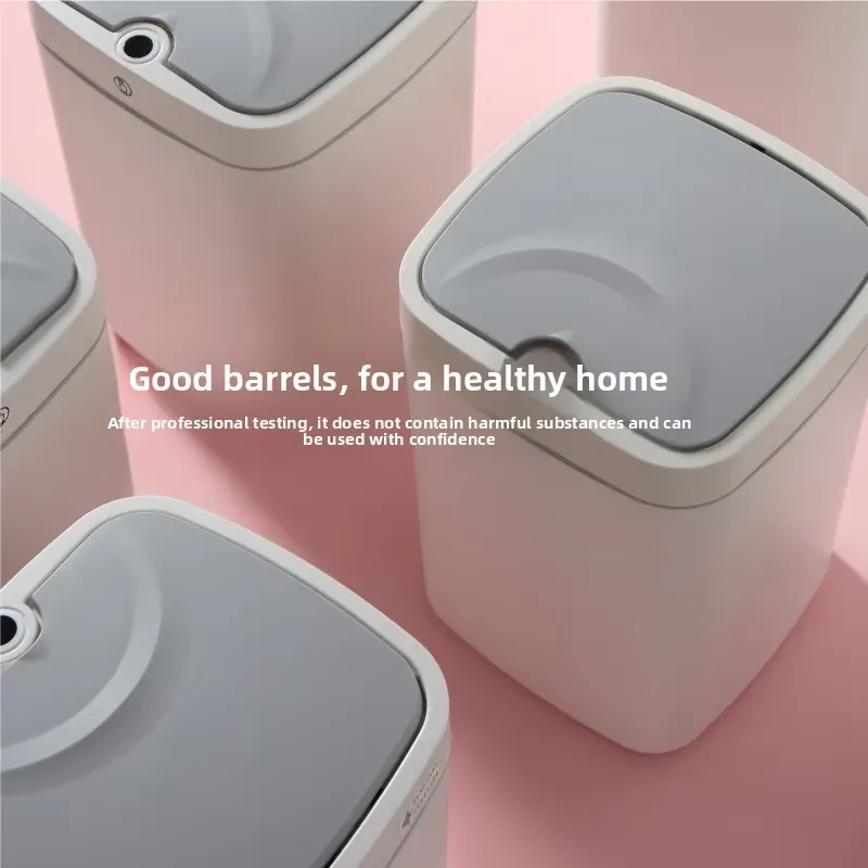 Square Smart Plastic Trash Can - Commercial Kitchen Garbage Can recension och pris