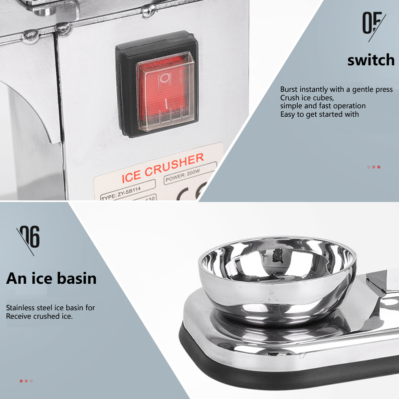 Electric Snow Cone Machine Ice - Commercial Ice Maker recension och pris