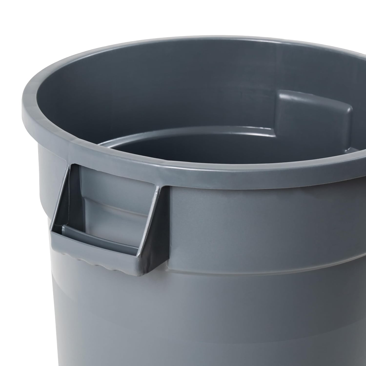 2 Pack 32 Gallon Gray Round Co - Commercial Kitchen Garbage Can recension och pris