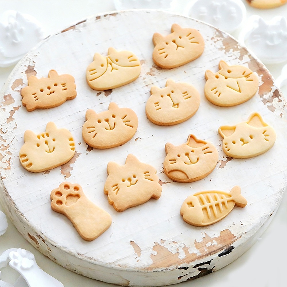 Cute Kitten DIY Stamp Cookie C - Commercial Kitchen Setup recension och pris