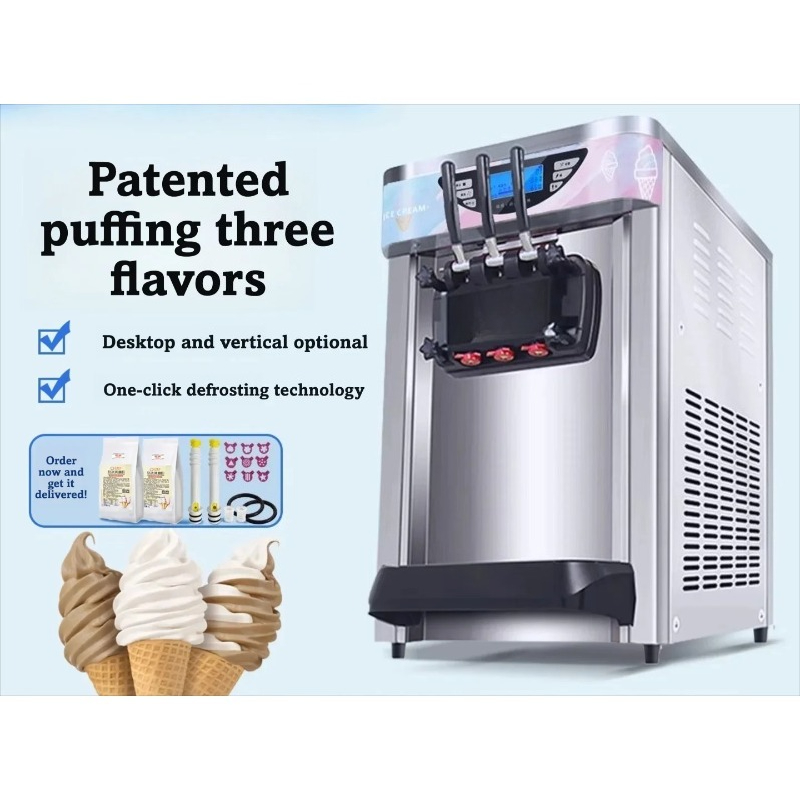 Commercial Soft Ice Cream Mach - Commercial Ice Maker recension och pris