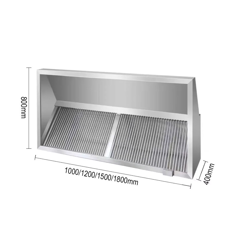 Central Kitchen Stainless Stee - Commercial Kitchen Range Hood recension och pris