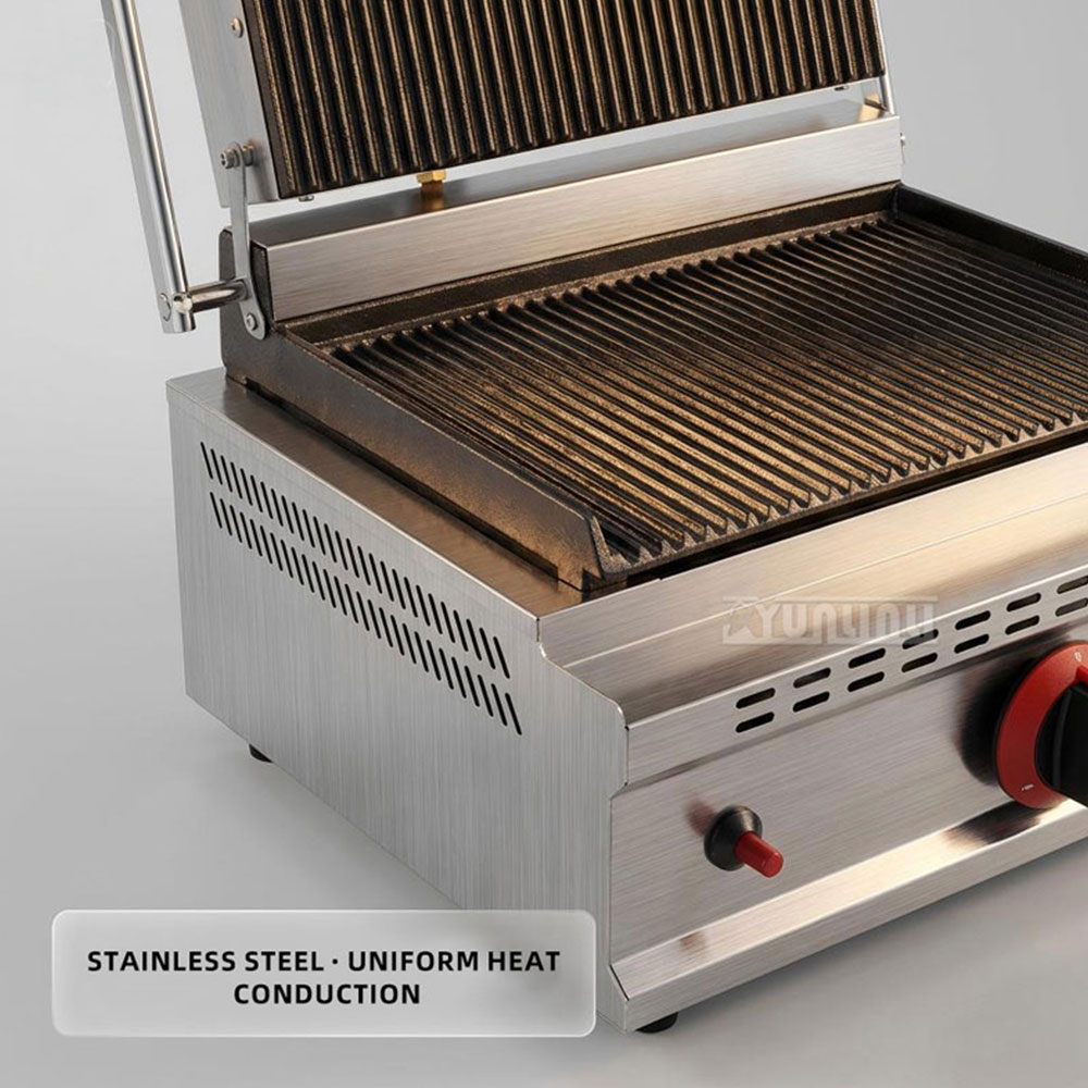 GH-812 Gas Pressure Plate Gril - Commercial Kitchen Grill recension och pris