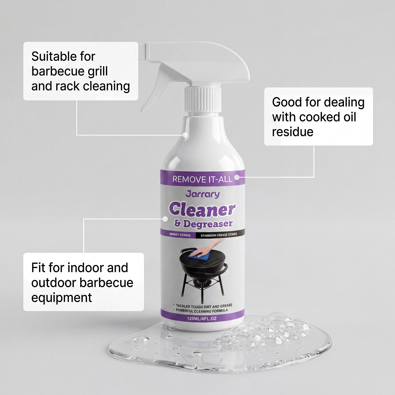 Heavy Duty Grill Degreaser Spr - Commercial Kitchen Grease Cleaner recension och pris